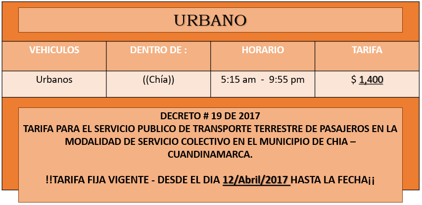 { TARIFAS - A PARTIR DEL 01 DE FEBRERO DE 2021 }